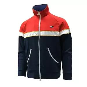 아디다스 오리지널 트랙탑 남자 져지 집업 레드네이비 FM2192