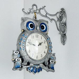 [롯데백화점]데일리데코 데일리데코 레인 엔틱 부엉이 양면 벽시계