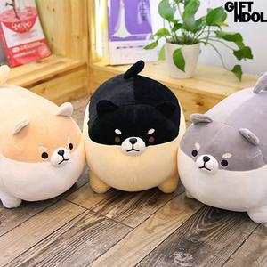 기프트앤돌 정품 시바 허스키 블랙탄 삼총사 모찌 봉제인형 30cm