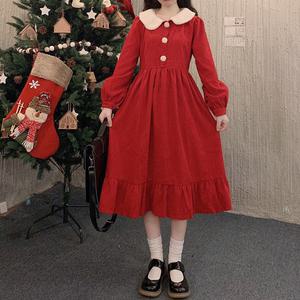 크리스마스 파티 산타 원피스 Y412