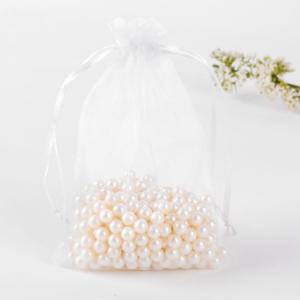 메쉬 포장가방 주머니 선물포장 반투명 화이트 7x9