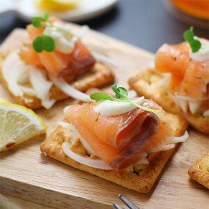 [연어미식회]로즈마리 훈제연어 슬라이스200gx4팩