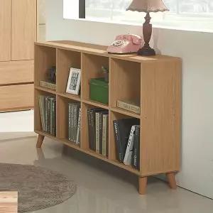 [우아미가구]렐리아 낮은 책장 8칸