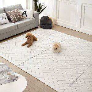 [기타]휴팡 애견매트 12T 양면PVC 애견매트 사각 140 X 100cm
