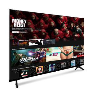 유튜브 넷플릭스 43인치TV UHD HDR 안드로이드 구글음성인식 스마트TV