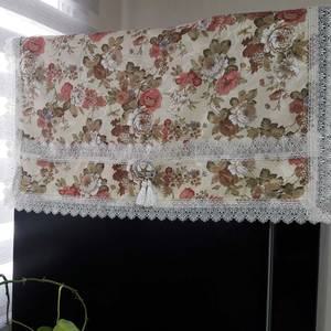 장미 냉장고커버 양문형 대형 냉장고커버 주방데코 주방패브릭 가전덮게 2컬러