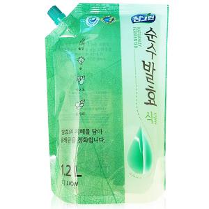 라이온코리아 참그린 순수발효 식물 주방세제 리필 1.2L