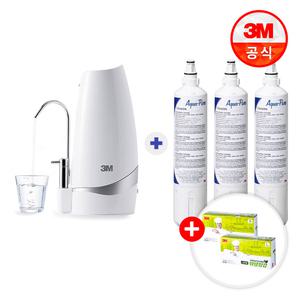 [KC인증 정품] 3M 직수형 카운터탑 슬림 정수기 CTP-01 본품+리필필터3개