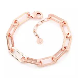 14K GP 클립M 볼드 체인 데일리 패션 팔찌