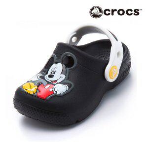 [크록스] 키즈 샌들 펀 랩 미키 클로그 K 블랙 205113-001