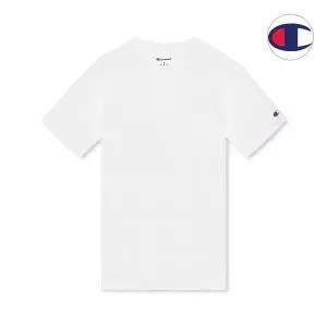 챔피온 클래식 져지 무지 레이어드 남자 여성 반팔티셔츠 화이트 T0223-045
