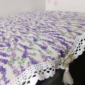 라벤더 린넨 김치냉장고커버 패브릭커버 주방데코 홈데코 전자제품덮개 2컬러