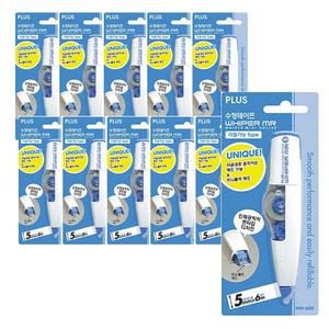 플러스 PLUS 수정테이프 WH-605  본체 (1갑10개입)