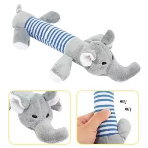 애견 놀기 편한 롱 코끼리 봉제 인형 장난감 봉제삑삑이 반려견장난감 토이