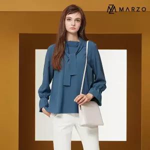 [마르조][마르조]라보떼블라우스 틸블루