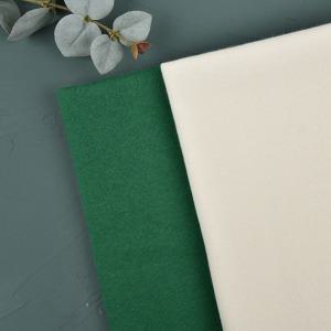 태백섬유 초대폭 기모 쭈리 다이마루 원단 천 맨투맨 무지 그린 아이보리 2종