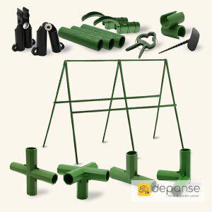 [데팡스] 텃밭 식물 지지대 DIY (직경8,16mm) 오이 토마토 넝쿨 화분 화초 지지대 지주대