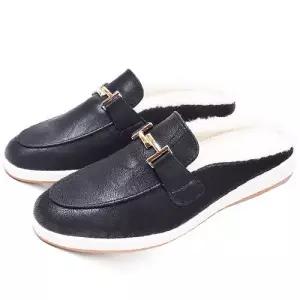 [세자매]국산 남성털슬리퍼 블로퍼 남자방한슬리퍼