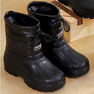 베리슈 남성 발편하고 가벼운 겨울 에바 발한부츠  방수 방수 방풍 방한화 털신 털신발 털장화