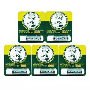 멘소래담 메디케이티드 립밤 3.5g x 5개 / 입술 보습 집중 관리