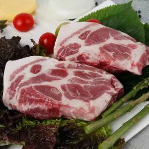 김천 지례면 흑돼지 삽겹살500g+목살 500g