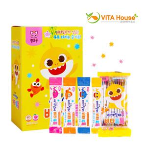 핑크퐁 아기상어 비타톡톡 80포 어린이 간식 영양 H