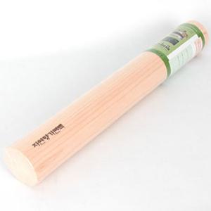 편백 원통 경침 마사지봉 요추 허리 허벅지 통나무 요가밀대 운동봉