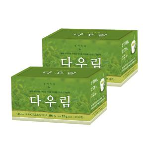 (주)동서 녹차 다우림 50T (25T × 2개입)
