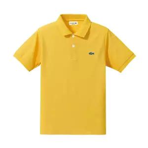 라코스테 베이직 폴로 반팔티 옐로 여자 여름 반팔 카라 피케 티셔츠 PJ2909-ZAP