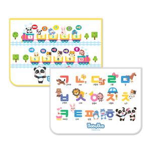 베이비버스 차량용 햇빛가리개, 숫자놀이+한글놀이, 1세트