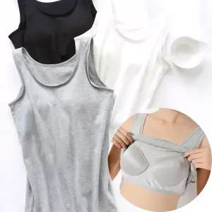 [하프클럽/]소프트 모달 브라탑 캡나시 노와이어 일체형 빅사이즈 M XXL