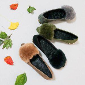 퍼슈즈 스웨이드 플랫슈즈 sn249