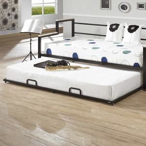 [롯데백화점]미아트 다이젠 세르보 철제 슬라이딩 침대프레임 Q