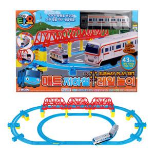 바니랜드 타요 매트 지하철 레일 놀이