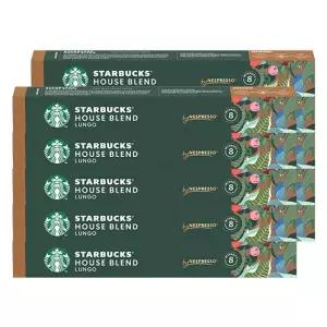[스타벅스] 네스프레소 하우스 블렌드 100캡슐(10캡슐x10개)