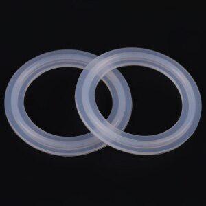 고무 실리콘 오링 O 링 패킹 바킹 개스킷 가스켓 WALFRONT 10 개/몫 씰링 1.5 인치 위생 클램프 페룰 피팅