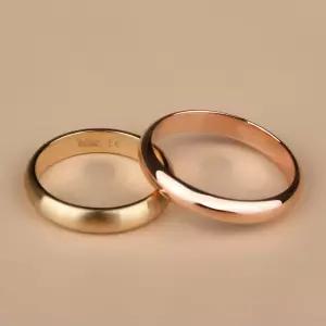 나인주얼리 18k 각인 엥게이지 1돈(한돈) 옐로우골드 무료각인 커플링 우정링