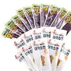 [삼호식품]삼호 오징어다리 오장군18gx10봉+오징어 이카소면18gx10봉