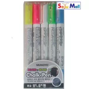 문교 멀티 초크펜 보드 유리펜 5색 마카 사인펜 매직 96221