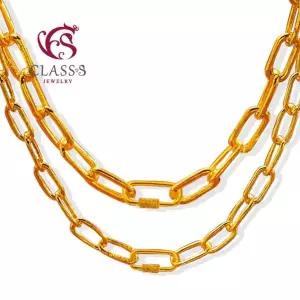 [NS홈쇼핑][클래스에스] 순금 24K 클립 체인 목걸이 26.25g[32252174]