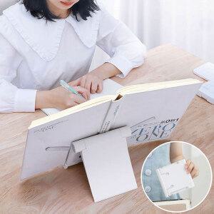 DFANO 포켓 다기능 휴대용 독서대 와이드 확장가능 스마트폰 태블릿 거치대 겸용