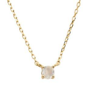 [다미젬] 14K 6월 천연탄생석 문스톤 목걸이