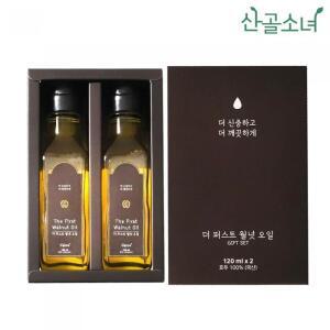 [산골소녀] 저온압착 키토제닉 생호두기름 선물세트