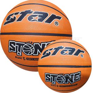 QQ 스타 스톤 농구공 ( 5호 6호 7호 천연고무 브라운 탄 공기미주입상품