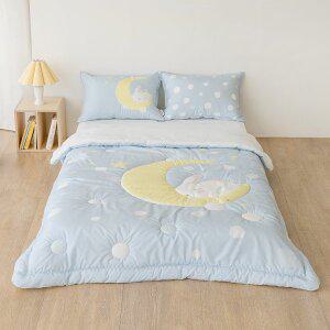 [마이하우스] 알러지케어 키즈 문라이트 여름차렵 어린이이불 패드 밴딩 세트 S/SS