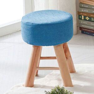 [NS홈쇼핑]챠밍 스툴의자 원목 보조스톨 스텝스툴 원형 낮은 미니 화장대 스튤..[32914622]