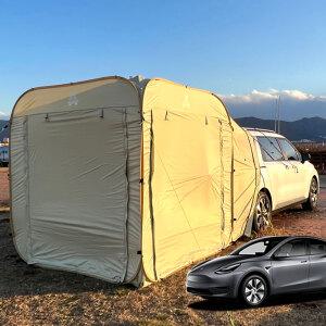 테슬라 모델Y 차박 텐트 차차차 원터치 큐브형 에어 보다 튼튼