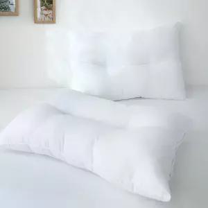 국산 지퍼형 피톤치드 경추 베개솜 2개세트/경추 베게솜 항균 마이크로화이바 솜 4060 5070  베개커버