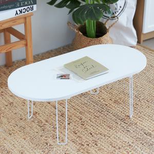 E0 LPM 지문방지 비스포크 타원 8040 와이드 접이식 테이블