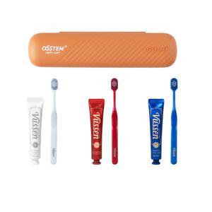 [공식판매처] 오스템 뷰센 휴대용 대용량 여행용 양치키트(칫솔 + 치약)